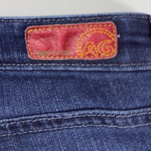 AG Adriano Goldschmied The Angel Bootcut Jeans 29R Dark Wash Made in USA - Picture 5 of 12